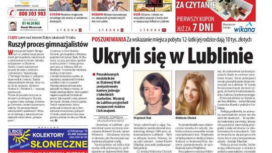 Jedynka Dziennika Wschodniego z 9 grudnia 2011