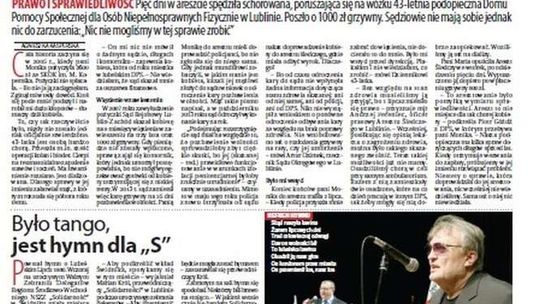 Jedynka Dziennika Wschodniego z 9 lipca 2015 r.