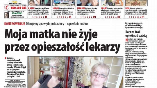 Jedynka Dziennika z 30 marca 2011 r.