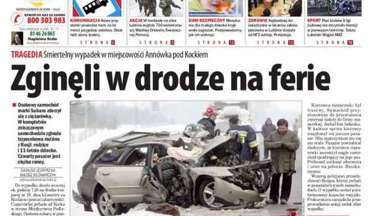 Jedynka Dziennika z 5 stycznia 2011 r.