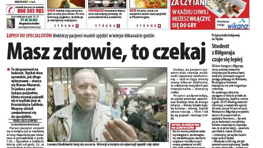 Jedynka z 6 marca 2012 r.