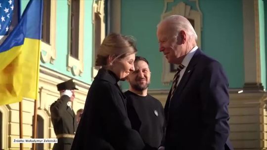 Joe Biden w Kijowie. Spotkał się z Wołodymyrem Zełenskim