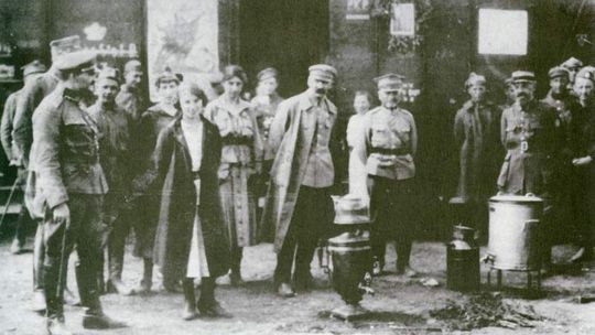 Józef Piłsudski w Puławach. Stąd wyszedł rozkaz do zwycięstwa