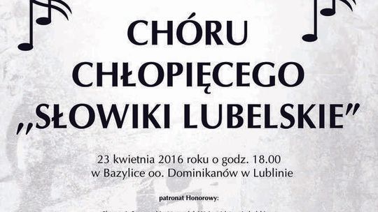 Jubileusz Chóru Chłopięcego „Słowiki Lubelskie”