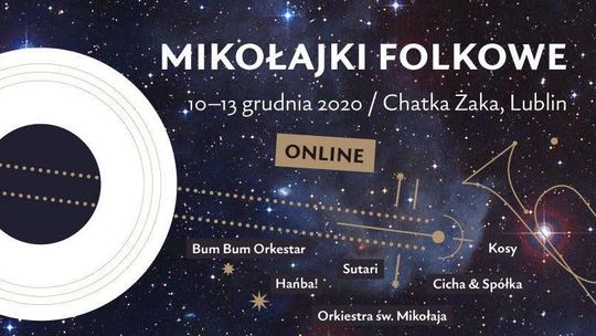 Jubileuszowe Mikołajki Folkowe w tym roku online