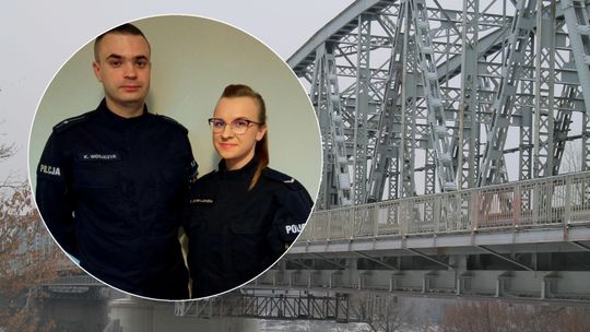 Już przekraczał barierkę mostu, kiedy obok zatrzymał się samochód