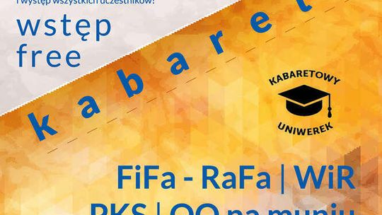 "Kabaretowy Uniwerek": Kabareton w Chatce Żaka