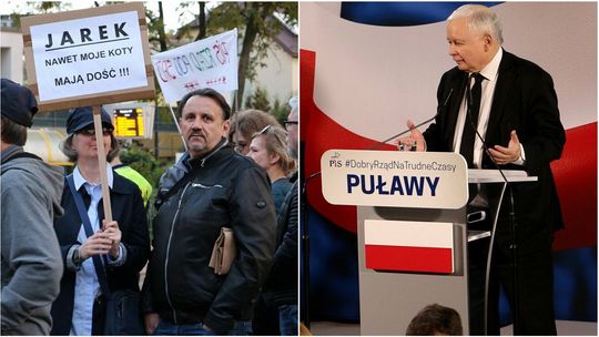 Kaczyński w Puławach. Spotkanie tylko dla wybranych