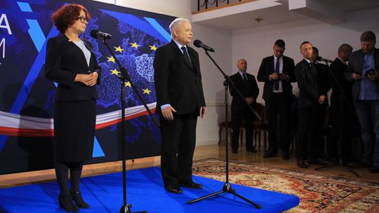 Kaczyński w Rykach o Euro i wyborach do PE. "Rozstrzygające o przyszłości naszej cywilizacji"