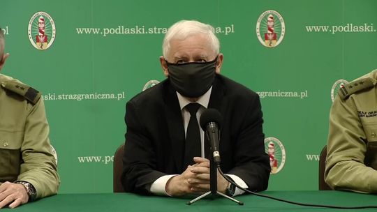 Kaczyński zapowiada budowę na białoruskiej granicy "takiej zapory, którą naprawdę bardzo trudno sforsować"