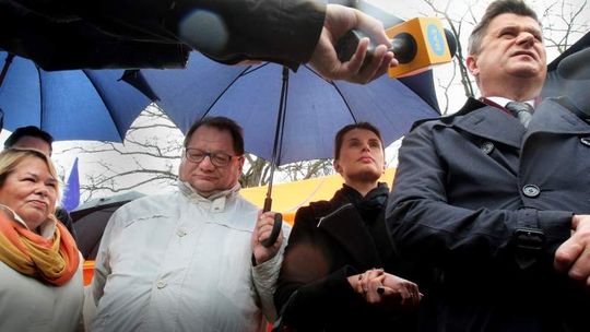 Kalisz i Palikot w Lublinie o Ukrainie (wideo)