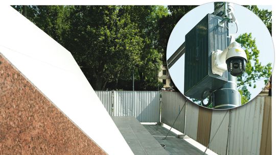 Kamery z widokiem na... CSK inwestuje w monitoring tuż przed odsłonięciem pomnika Lecha Kaczyńskiego 