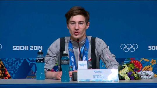 Kamil Stoch. Konferencja prasowa po zdobyciu złotego medalu w Soczi