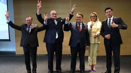 Kamiński i Saryusz-Wolski w Lublinie. Nie ma zgody PiS na superpaństwo europejskie