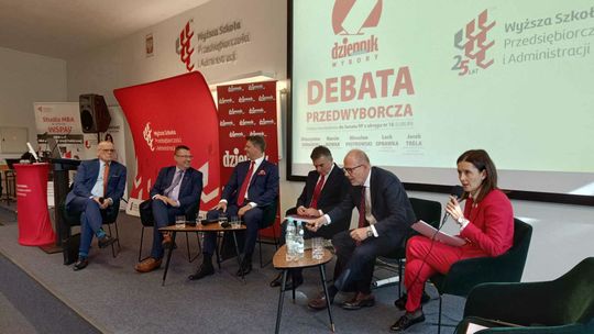 Kandydaci na senatorów w ogniu pytań. Debata Dziennika Wschodniego i WSPA