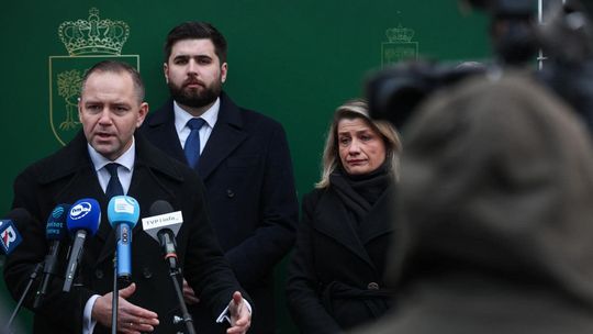 Kandydat PiS na prezydenta Polski zrobił pobudkę prezydentowi Chełma 