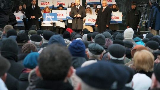 Kandydat PiS na prezydenta przyjechał do Lublina. 