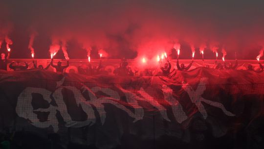 Kapitalna atmosfera na trybunach podczas meczu Górnika Łęczna ze Śląskiem Wrocław