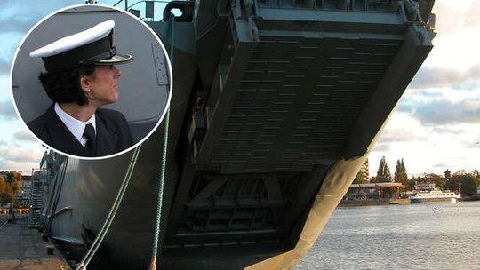 Kapitan Katarzyna Mazurek. Pierwsza kobieta, która objęła dowództwo na polskim okręcie
