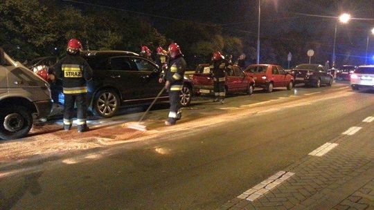 Karambol kilku samochodów na al. Kraśnickiej