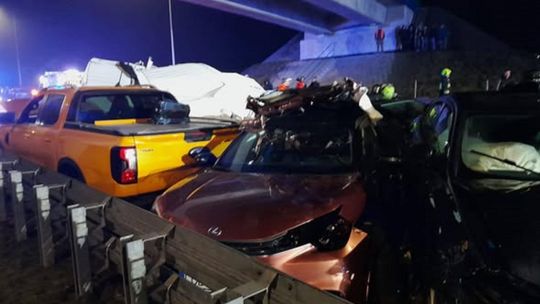 Karambol na S19 – zderzyło się 18 pojazdów