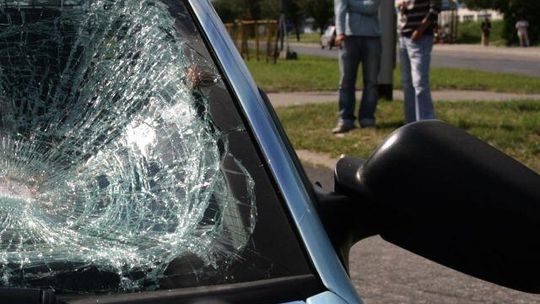 Karambol w Korczowie: Renault w nissana, nissan w iveco, iveco w fiata