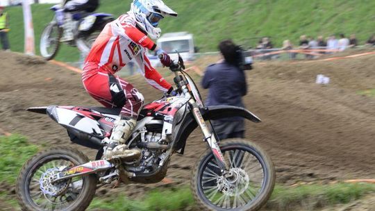 Karol Kędzierski trzeci podczas pierwszej rundy mistrzostw Polski w motocrossie