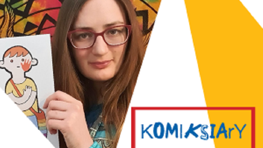 Karolina Plewińska w cyklu "Komiksiary"