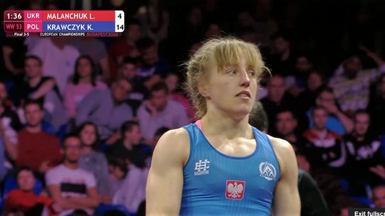 Katarzyna Krawczyk z Cementu-Gryfa Chełm z brązowym medalem ME w zapasach