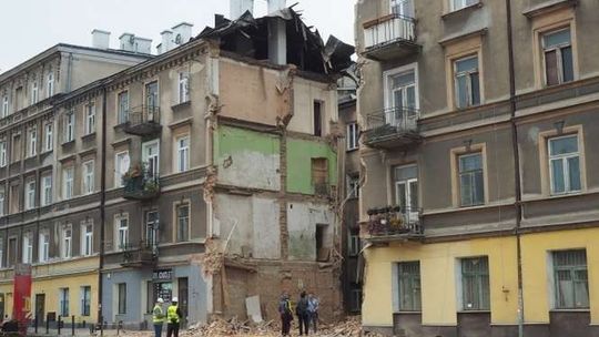 Katastrofa budowlana w Lublinie. Już wiadomo, co dalej z kamienicą przy ul. Lubartowskiej 45