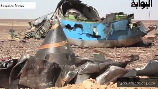 Katastrofa rosyjskiego airbusa na półwyspie Synaj. Zdjęcia z miejsca wypadku