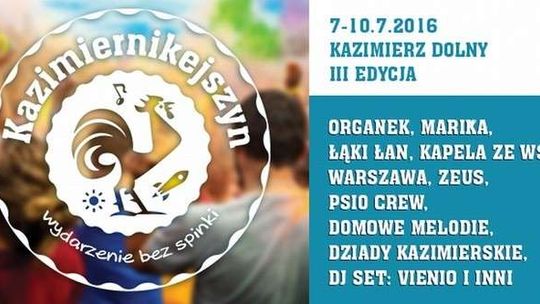 Kazimiernikejszyn  już od dzisiaj w Kazimierzu Dolnym