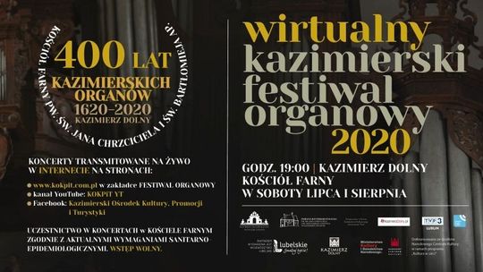 Kazimierski Festiwal Organowy: Krzysztof Urbaniak