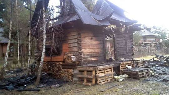 Kazimierz Dolny. Spłonął dom letniskowy