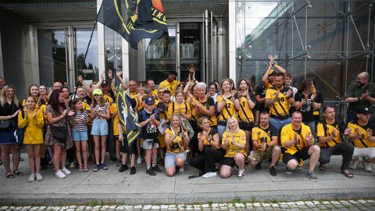 Kibice Bogdanki LUK Lublin przywitali Wilfredo Leona w drużynie