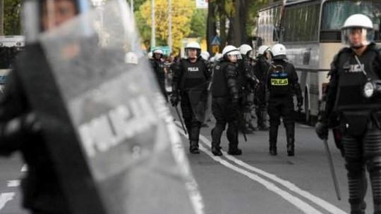 Kibol Jagiellonii z szybkim wyrokiem za wyzywanie policjantów na meczu