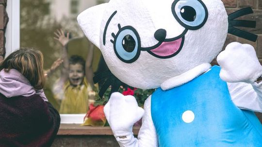 Kicia Kocia odwiedziła małych pacjentów lubelskiego szpitala [zdjęcia]