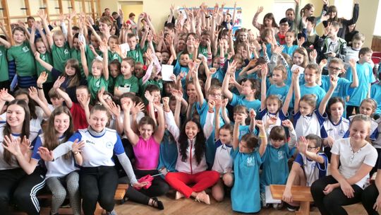 "Kiedyś byłam taka, jak wy". Sofia Ennaoui spotkała się z uczniami szkoły w Lublinie [zdjęcia]