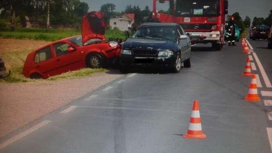 Kierowca audi miał 3 promile, chciał wyprzedzić