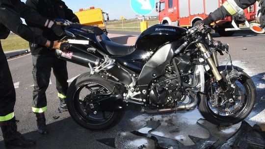 Kierowca BMW wymusił pierwszeństwo. 36-letni motocyklista zginął na miejscu wypadku