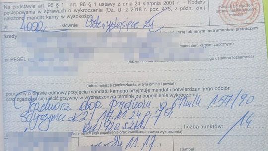 Kierowca BMW zapłaci 4 tys. zł mandatu. Kosztowna recydywa Białorusina