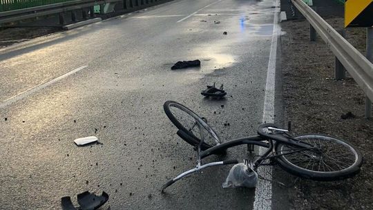 Kierowca samochodu dostawczego najechał na rowerzystkę