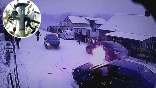 Kierowcy od lat rozbijają się na ich posesji. Zainstalowali kamerę, kilka dni później karambol [wideo]