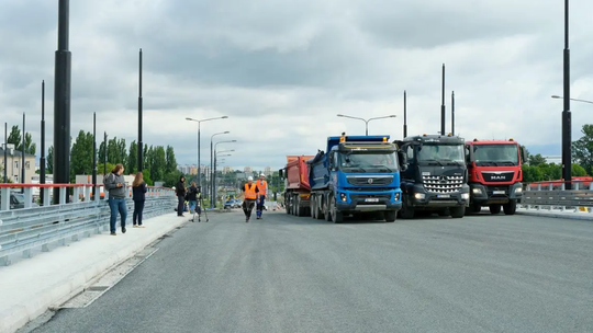Kierowcy pojadą nowym mostem już w następnym tygodniu