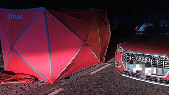 Kierująca audi śmiertelnie potrąciła pieszego