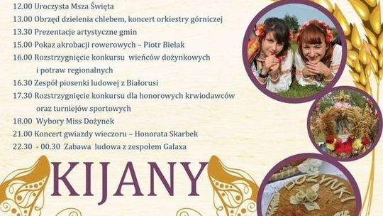 Kijany. Honorata Skarbek na łęczyńskich dożynkach