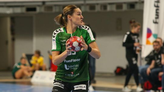  Kinga Achruk z MKS FunFloor Lublin w meczu Polska Niemcy na mistrzostwach Europy