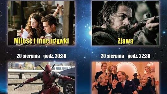 Kino plenerowe w parku w Międzyrzecu Podlaskim