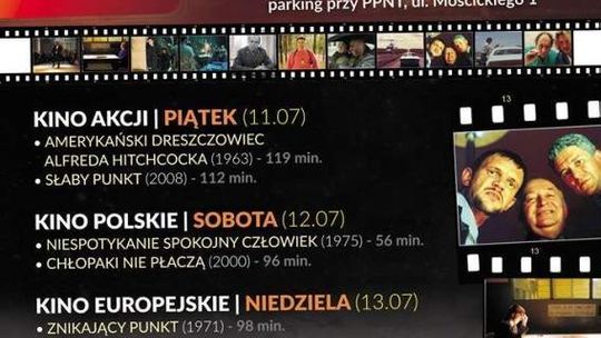 Kino samochodowe w weekend w Puławach