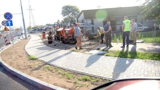 Kładą asfalt rowerzystom na ul. Lubelskiego Lipca '80